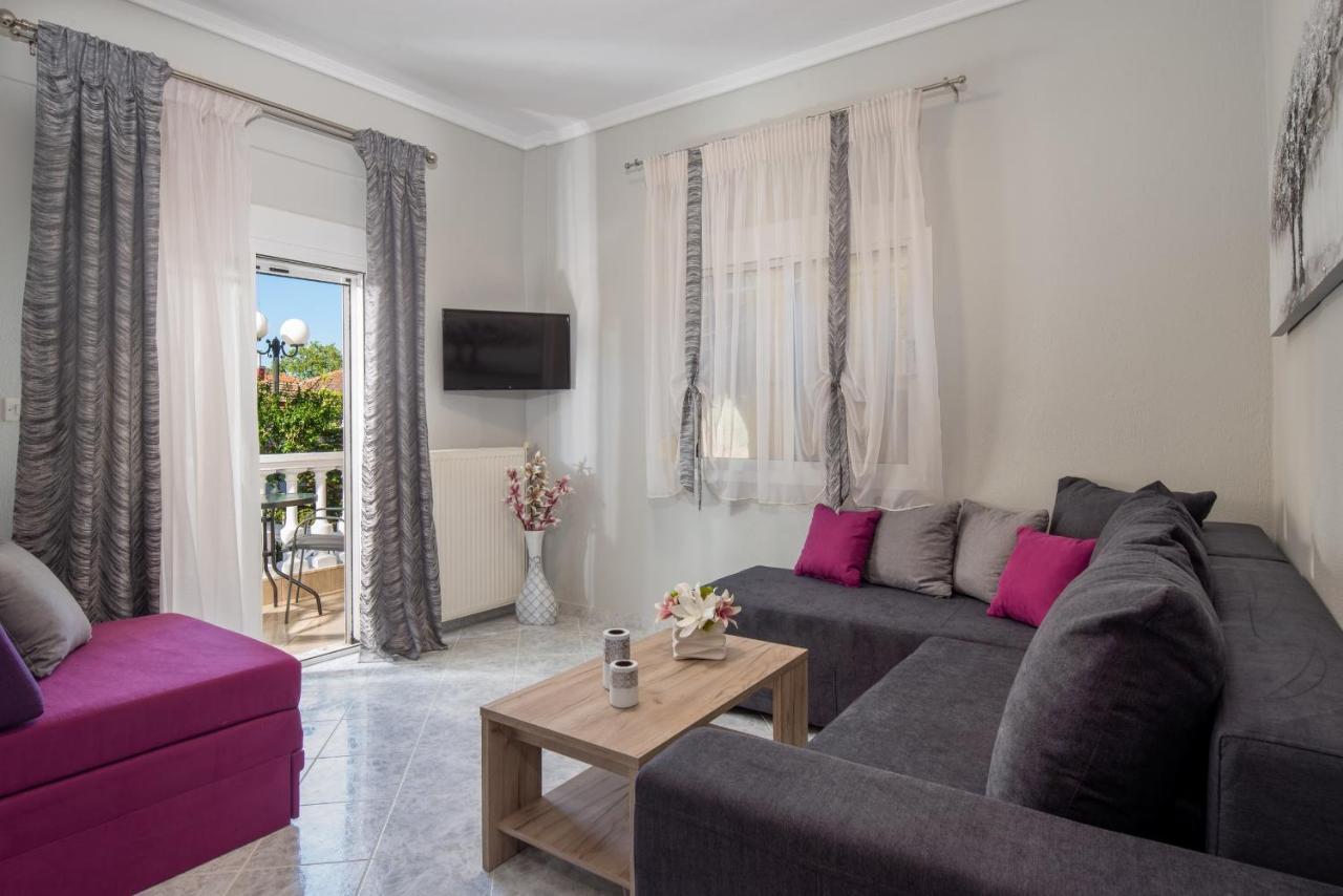 Ferienwohnung Family House Nikos 2 Sykia Exterior foto